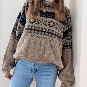 Cozy Patterned Sweater